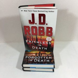 JD Robb In Death Series Forgotten Leverage Faithless First Editions 3 Hardcover